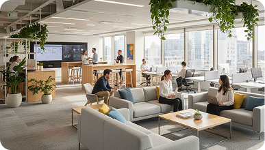 Team office space